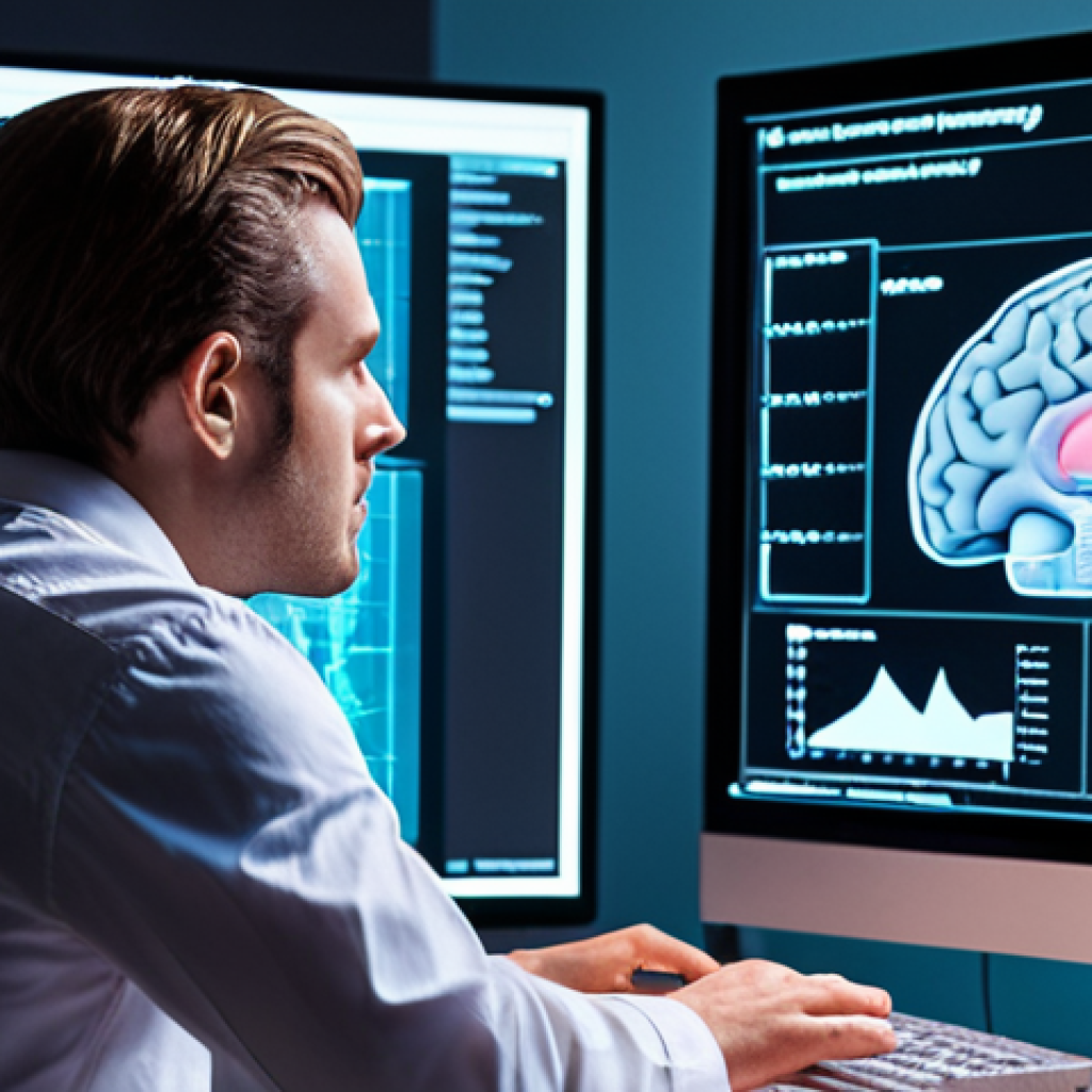 **Image Prompt:** A futuristic marketing lab. An EEG machine is measuring a person's brain activity as they watch a commercial on a large screen. Scientists are analyzing the data on computer screens, with graphs displaying emotional responses and attention levels. Soft, cool lighting. Concept: Neuromarketing research in action.