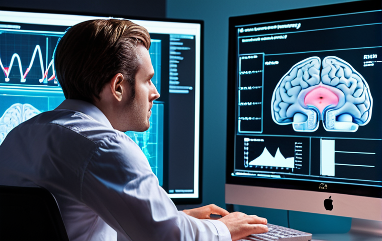 **Image Prompt:** A futuristic marketing lab. An EEG machine is measuring a person's brain activity as they watch a commercial on a large screen. Scientists are analyzing the data on computer screens, with graphs displaying emotional responses and attention levels. Soft, cool lighting. Concept: Neuromarketing research in action.